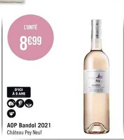 aop bandol 2021 château pey neuf