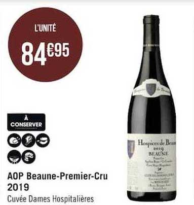 Aop Beaune-premier-cru 2019 Cuvée Dames Hospitalières