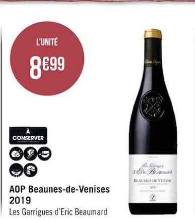 aop beaunes-de-venises 2019 les garrigues d'eric beaumard