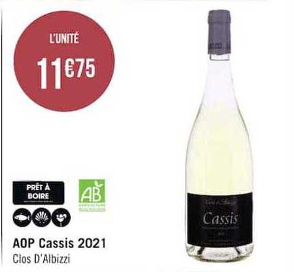 aop cassis 2021 clos d'albizzi