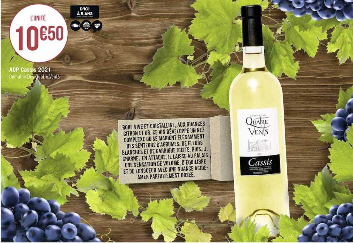 aop cassis 2021 domaine des quatre vents