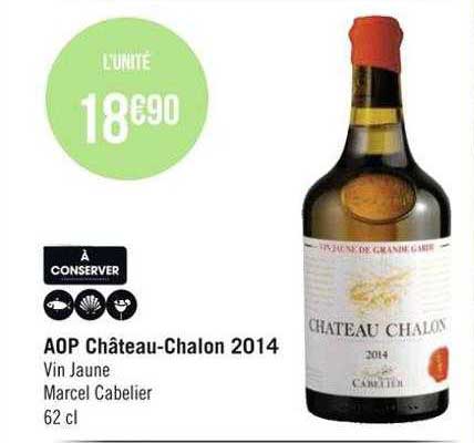 aop château-chalon 2014 vin jaune marcel cabelier