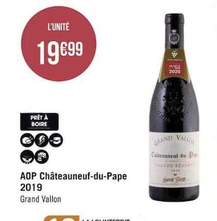 aop châteauneuf-du-pape 2019 grand vallon