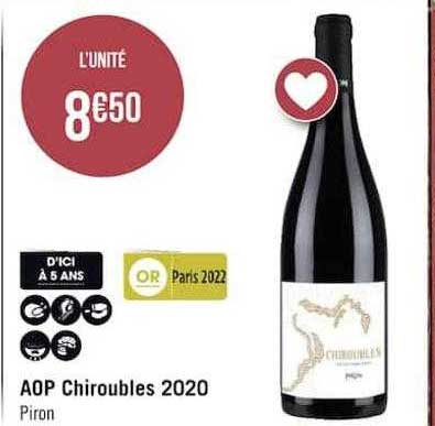 aop chiroubles 2020 piron