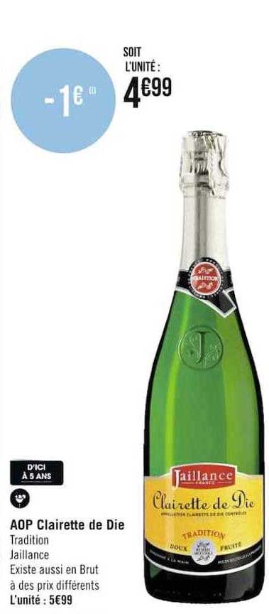 aop clairette de die tradition jaillance