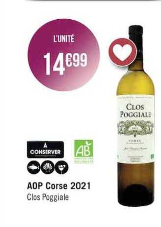 aop corse 2021 clos poggiale