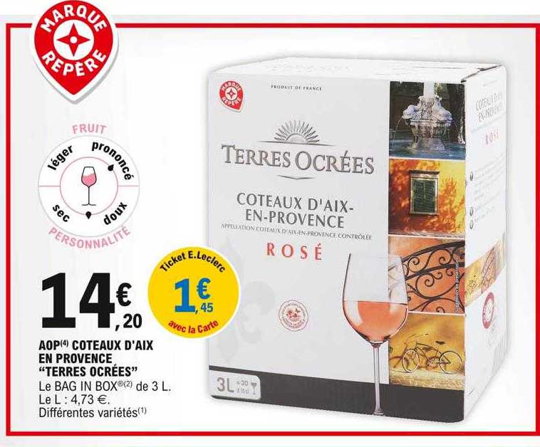 aop coteau d'aix en provence "terres ocrées"