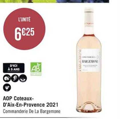aop coteaux - d'aix-en-provence 2021