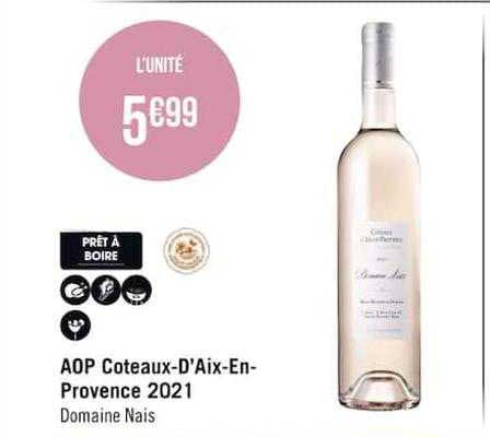 aop coteaux-d'aix-en-provence 2021 domaine nais
