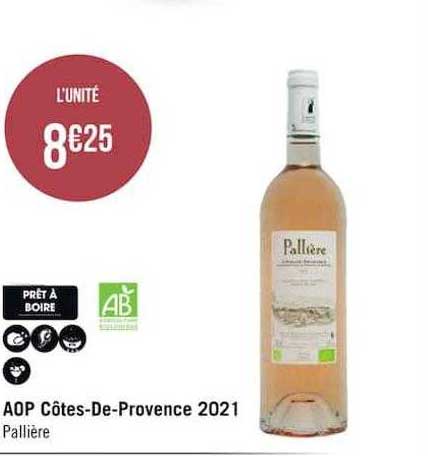Aop Côtes-de-provence 2021 Pallière