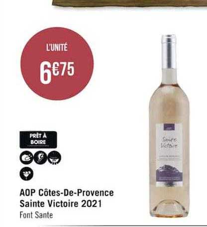 aop côtes-de-provence sainte victoire 2021