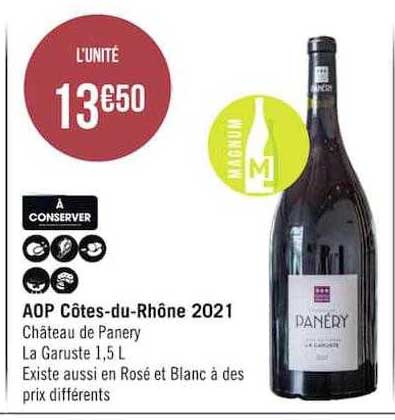 Aop Côtes-du-rhône 2021 Château De Panery La Garuste