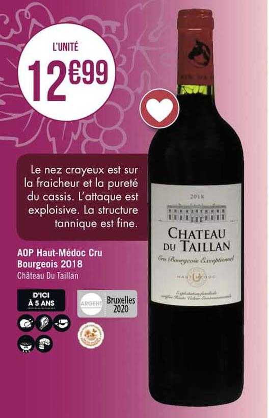 aop haut-médoc cru bourgeois 2018
