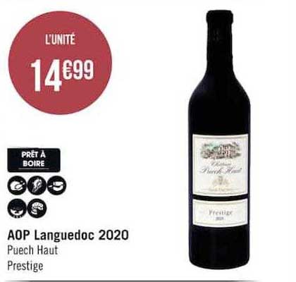 aop languedoc 2020 puech haut prestige