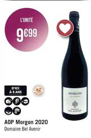 aop morgon 2020 domaine bel avenir
