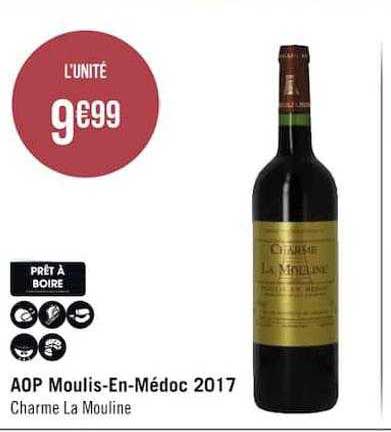 aop moulis-en-médoc 2017 charme la mouline