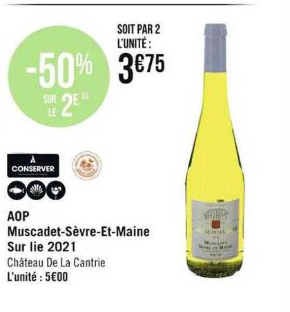 aop muscadet-sèvre-et-maine sur lie 2021