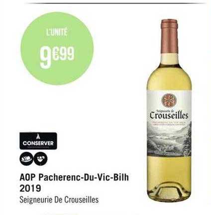 aop pacherenc-du-vic bilh 2019 seigneurie de crouseilles