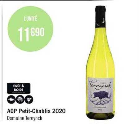 aop petit-chablis 2020 domaine ternynck