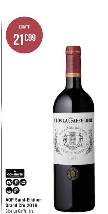 aop saint-emilion grand cru 2018 clos la gaffelière