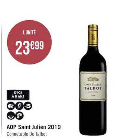 aop saint julien 2019 connetable de talbot