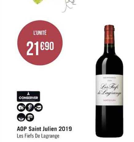 aop saint julien 2019 les fiefs de lagrange