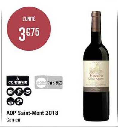aop saint-mont 2018 carrieu