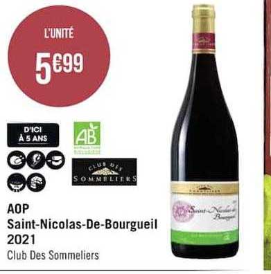 aop saint-nicolas-de-bourgueil 2021 club des sommeliers