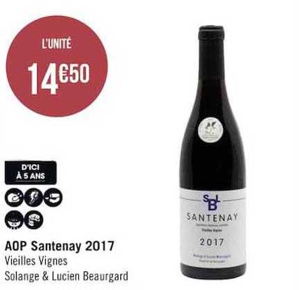 aop santenay 2017 vieilles vignes solange & lucien beaurgard