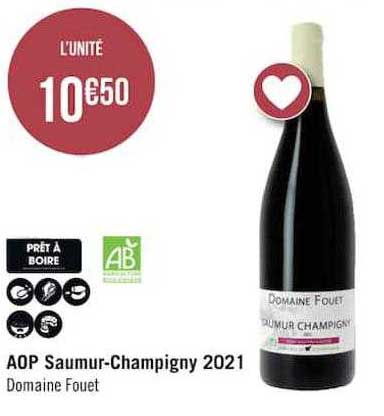 aop saumur-champigny 2021 domaine fouet