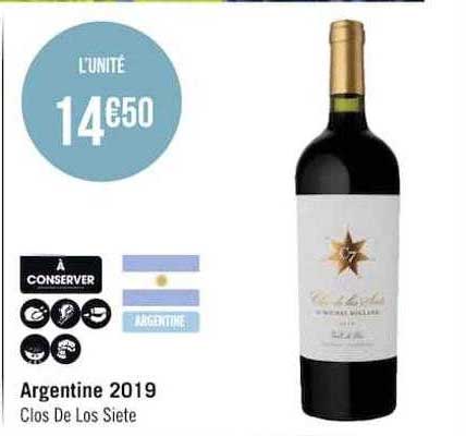 Argentine 2019 Clos De Los Siete