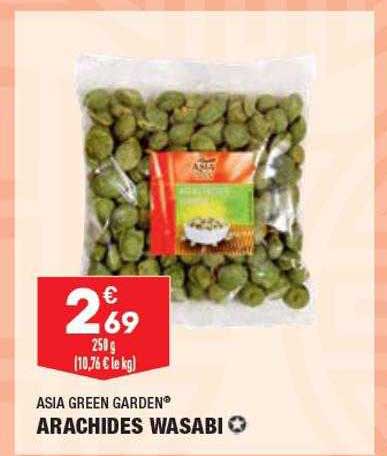 asia green garden arachides wasabi