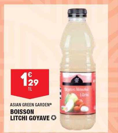 asia green garden boisson litchi goyave
