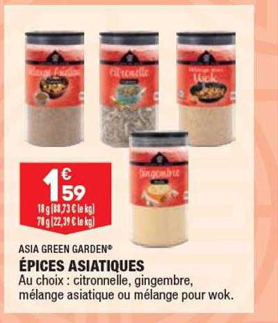 asia green garden épices asiatiques