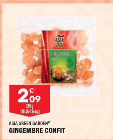 asia green garden gingembre confit