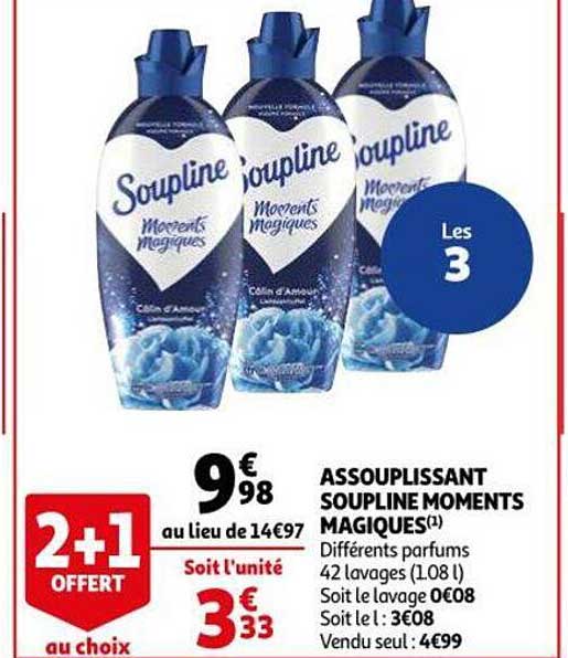 assouplissant soupline moments magiques