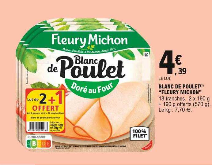 blanc de poulcet "fleury michon"