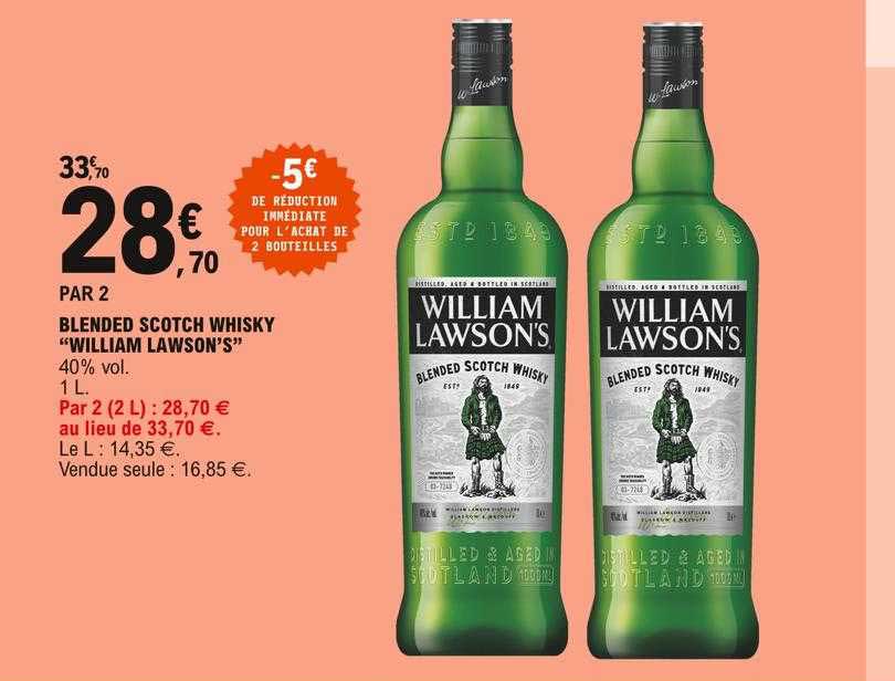 blended scotch whisky "william lawson's"