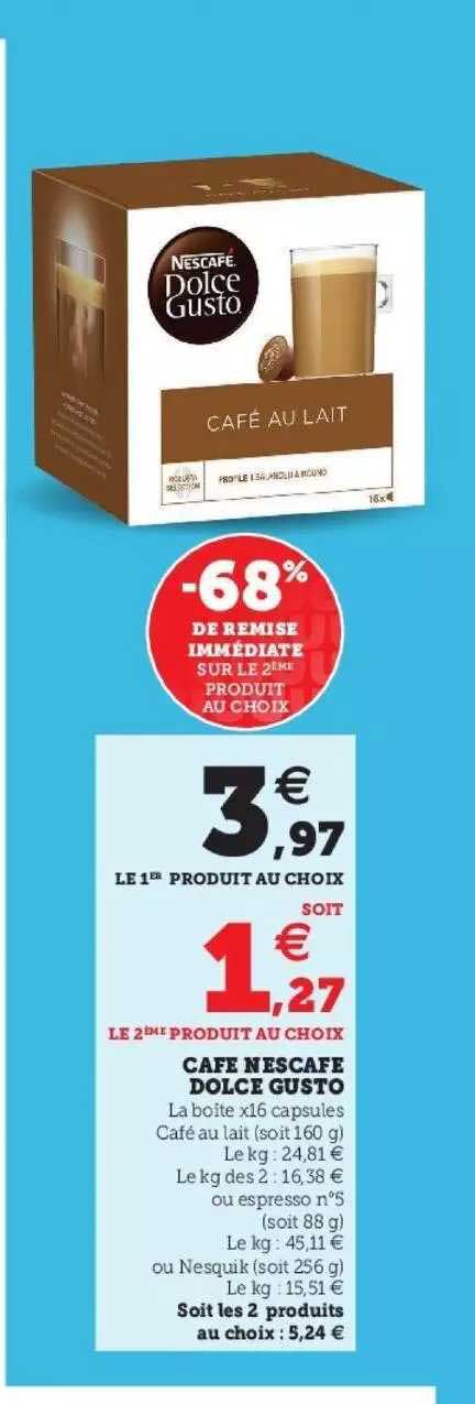 Café Nescafé Dolce Gusto