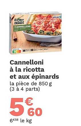 Cannelloni à La Ricotta Et Aux épinards