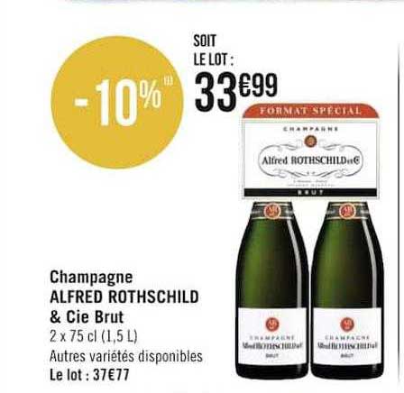 champagne alfred rothschild & cie brut