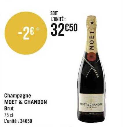 champagne moet & chandon brut