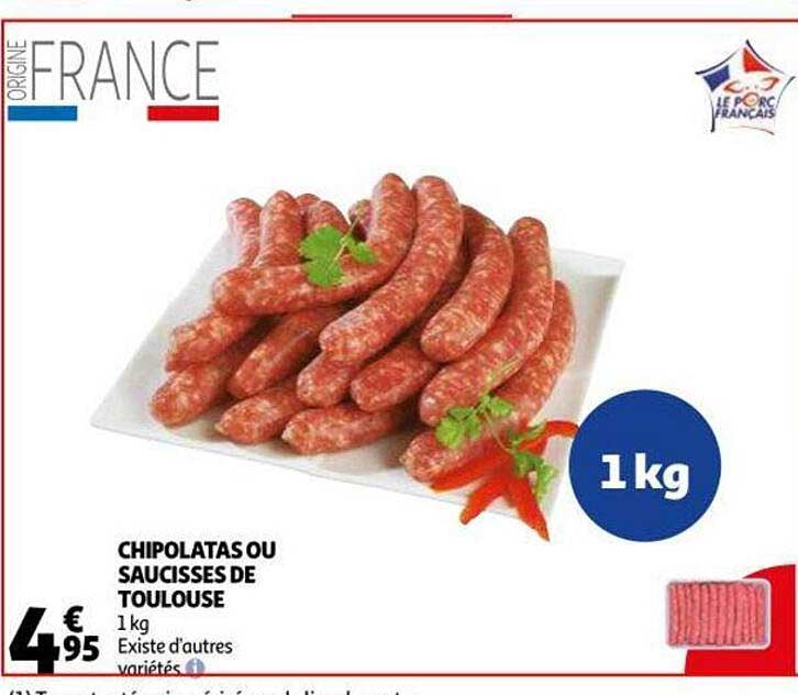 Chipolatas Ou Saucisse De Toulouse