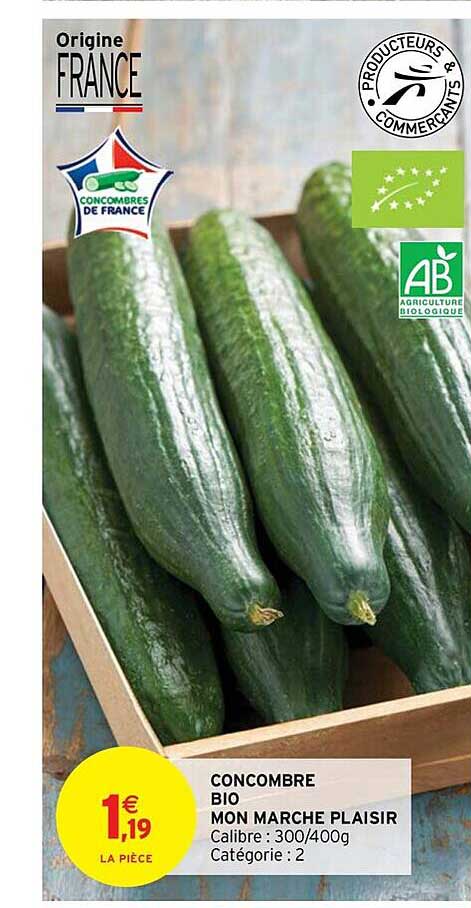 concombre bio mon marche plaiser