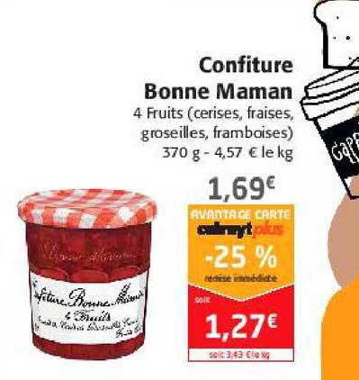 confiture bonne maman