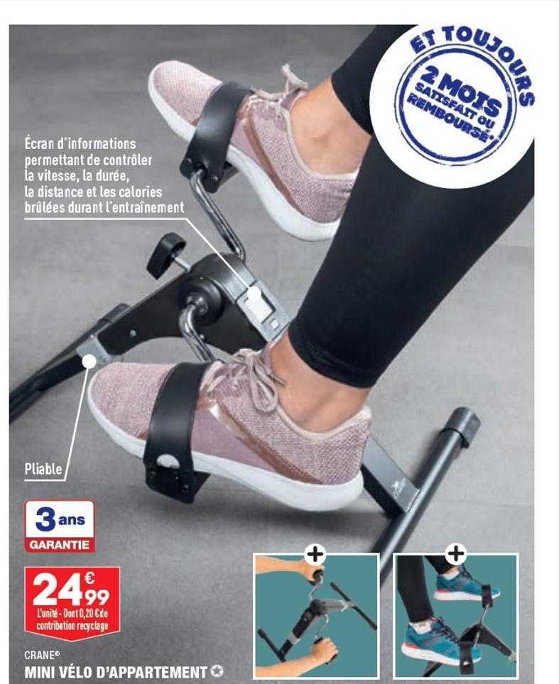 crane mini vélo d'appartement