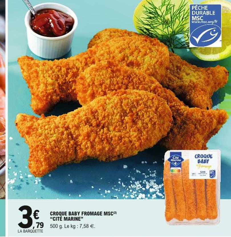 Croque Baby Fromage Msc "cité Marine"