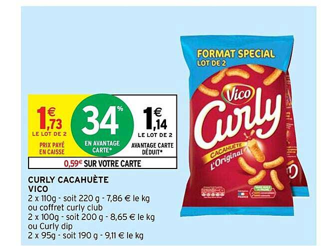 Curly Cacahuète Vico