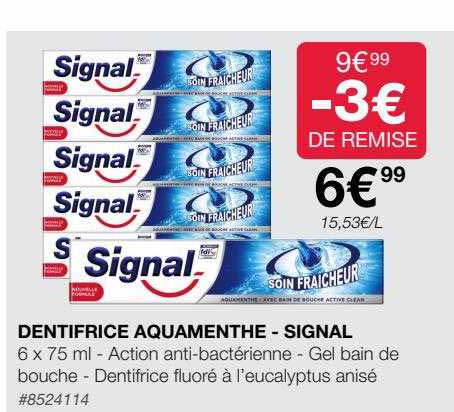 Dentifrice Aquamenthe - Signal
