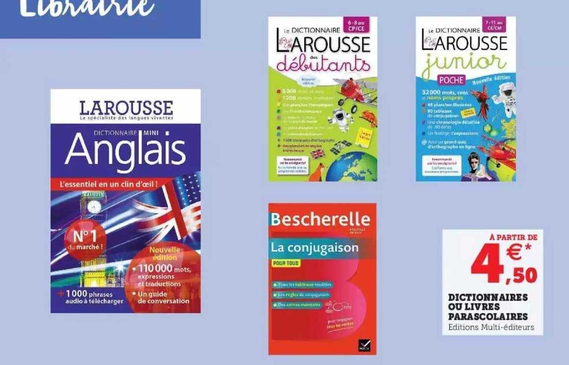 Dictionnaires Ou Livres Parascolaires